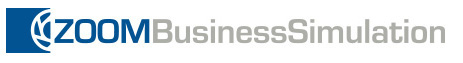 zoom business simulation game logo